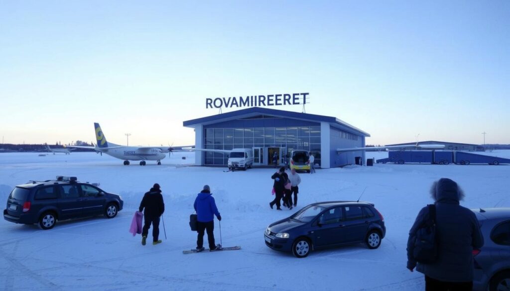 Lotnisko w Rovaniemi, główny punkt przylotów do fińskich ośrodków sportów zimowych w Laponii Lotnisko w Rovaniemi, główny punkt przylotów do fińskich ośrodków sportów zimowych w Laponii