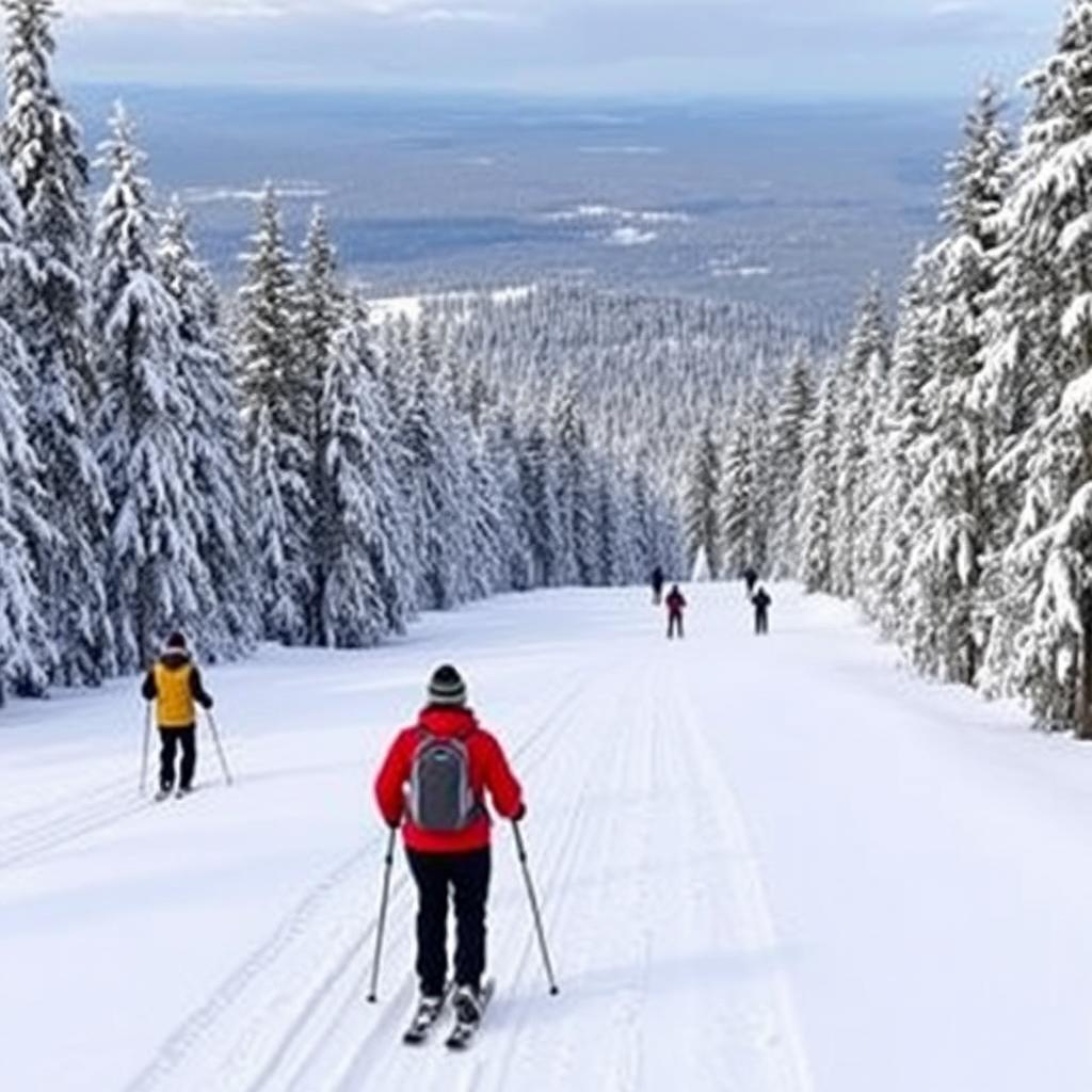 Trasy do narciarstwa biegowego w ośrodku Ylläs w Finlandii Trasy do narciarstwa biegowego w ośrodku Ylläs w Finlandii
