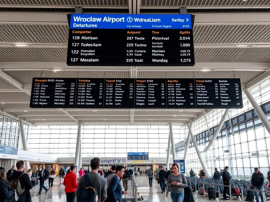 Widok na terminal lotniska we Wrocławiu - ile trwa lot z wrocławia do marsa alam Widok na terminal lotniska we Wrocławiu - ile trwa lot z wrocławia do marsa alam