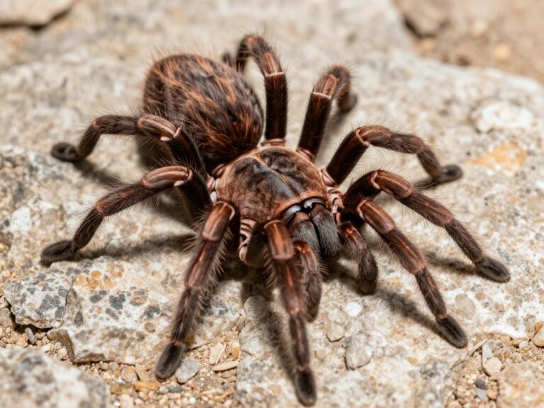 Tarantula europejska (Lycosa tarantula) - jeden z najbardziej charakterystycznych pająków na Cyprze