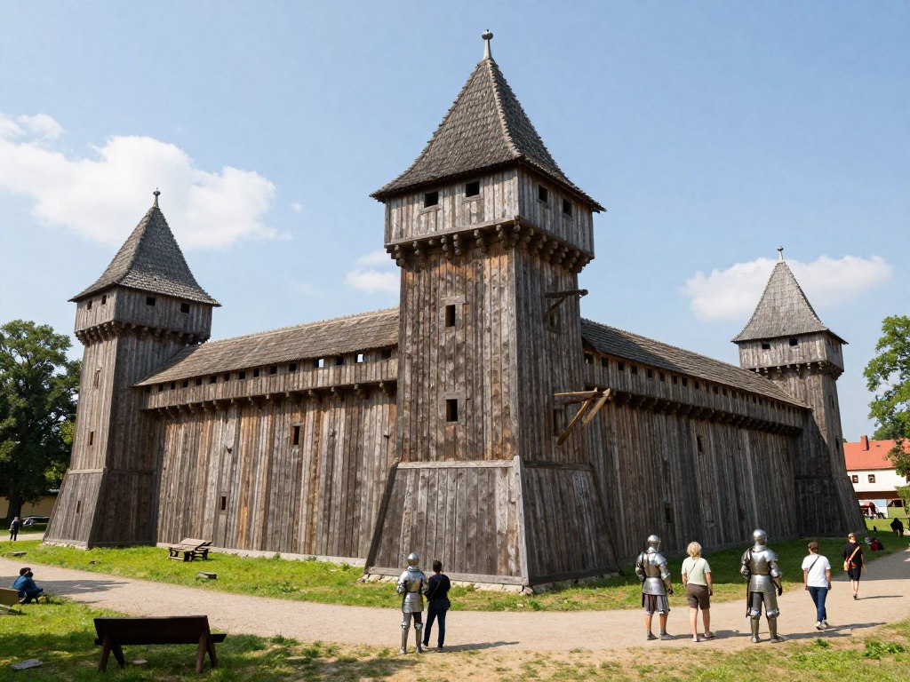 Grodzisko rycerskie w Mazurolandii średniowieczna fortyfikacja Grodzisko rycerskie w Mazurolandii średniowieczna fortyfikacja