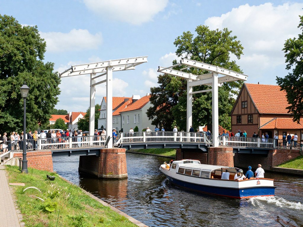 Obrotowy most w Giżycku Obrotowy most w Giżycku