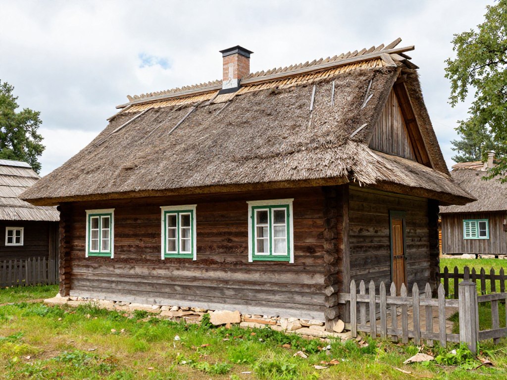 Park miniatur warmii mazur chata warmińska w skansenie Park miniatur warmii mazur chata warmińska w skansenie