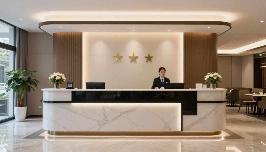 Recepcja Tristan Hotel & Spa w Kątach Rybackich Recepcja Tristan Hotel & Spa w Kątach Rybackich