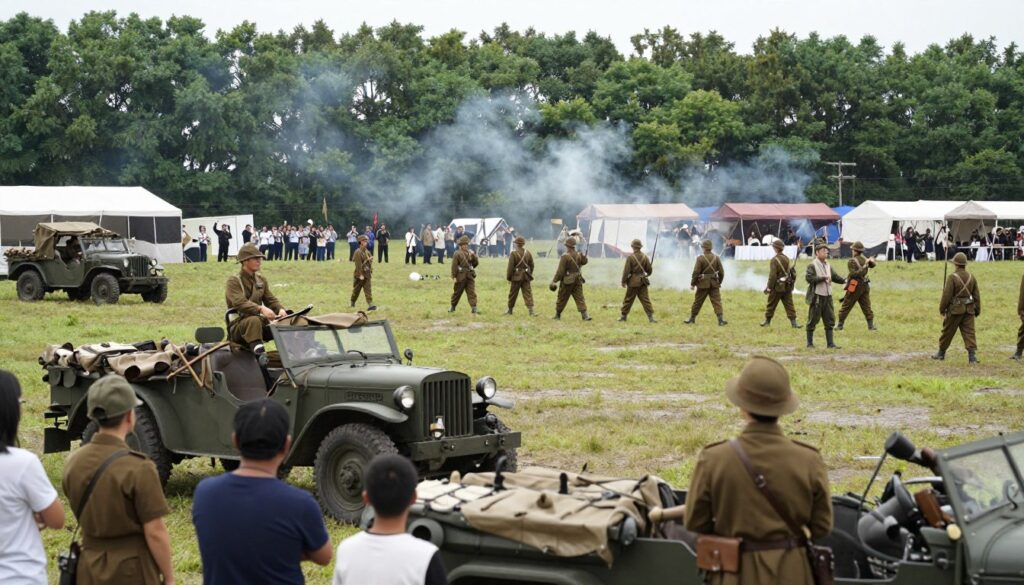 Rekonstrukcja historyczna w Mazurolandii piknik militarny Rekonstrukcja historyczna w Mazurolandii piknik militarny