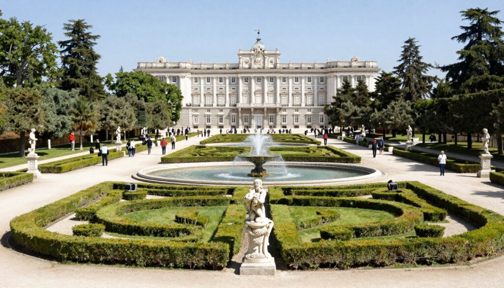 ogrody sabatini pałac królewski ogrody sabatini pałac królewski