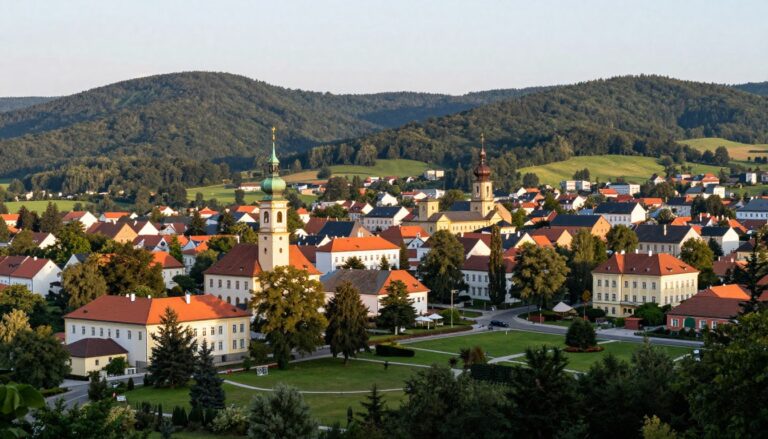 Jedlina Zdrój atrakcje - panorama miasta