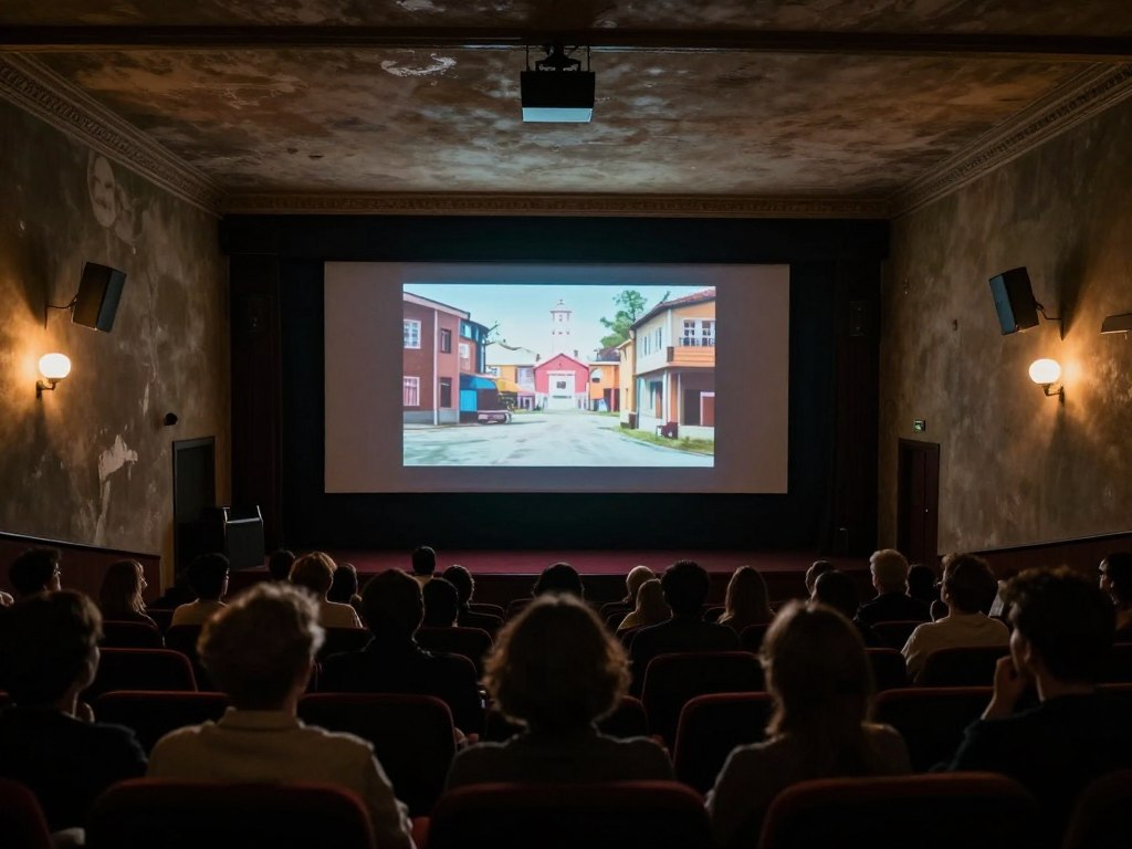 Kinoteatr Zdrowie podczas festiwalu filmowego