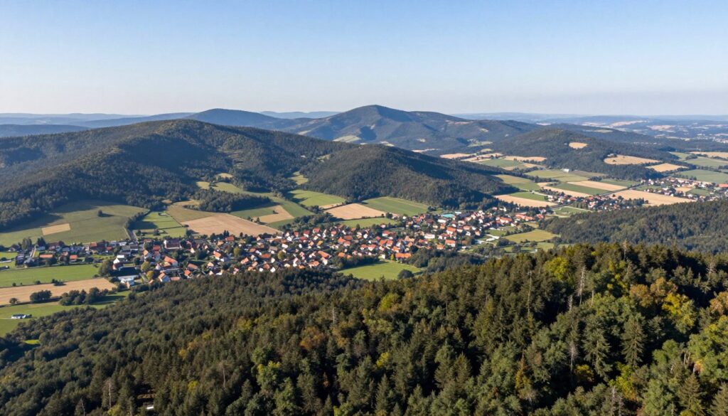 Okolice Sokołowska panorama gór