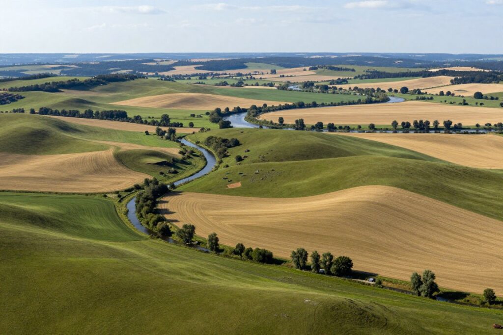 Panorama Nadnidziańskiego Parku Krajobrazowego