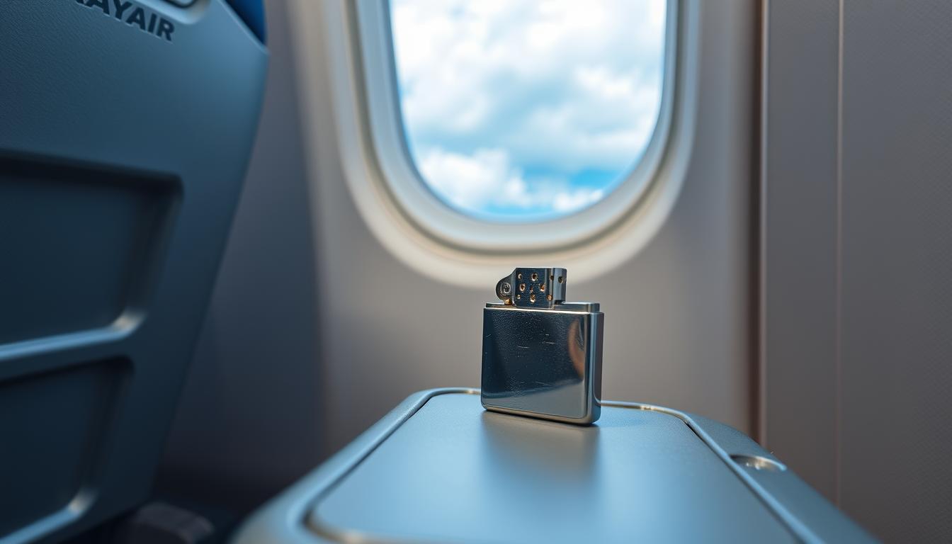 czy można mieć zapalniczkę w samolocie ryanair