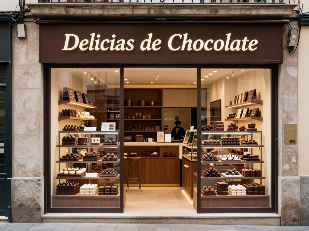 Delicias de Chocolate sklep przy Chocolatería San Ginés