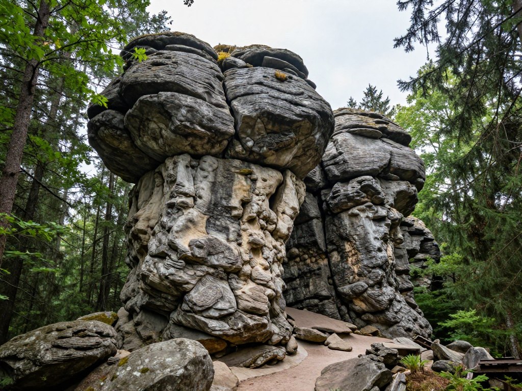 Diabelskie Kowadło w rezerwacie Zielona Góra