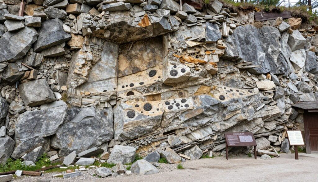 Kamieniołom Kielniki w Olsztynie ściana skalna