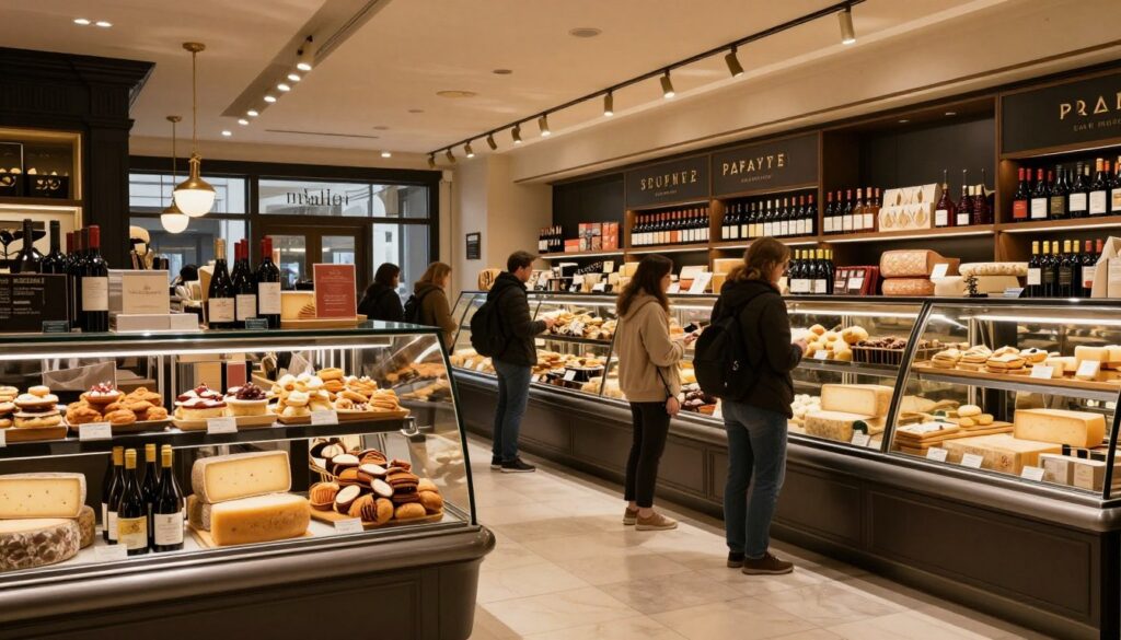 Lafayette Gourmet - dział delikatesów z francuskimi specjałami kulinarnymi i winami