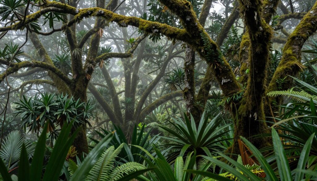 Lasy laurowe na La Palmie