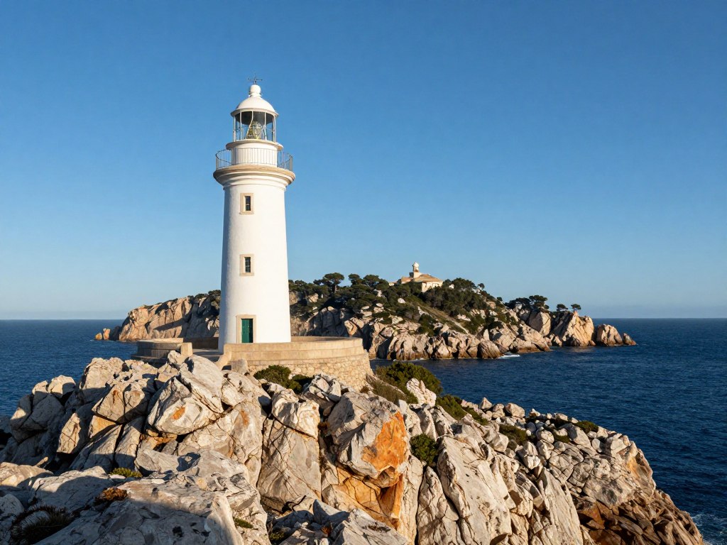 Latarnia morska Cap Gros w Port de Soller