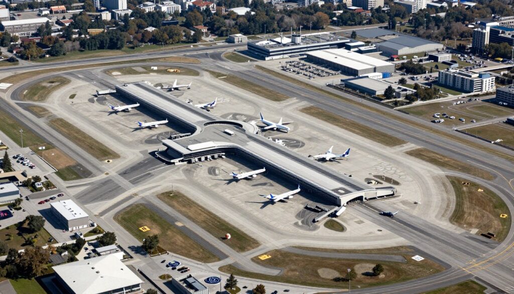 Lotnisko Toronto Pearson z lotu ptaka