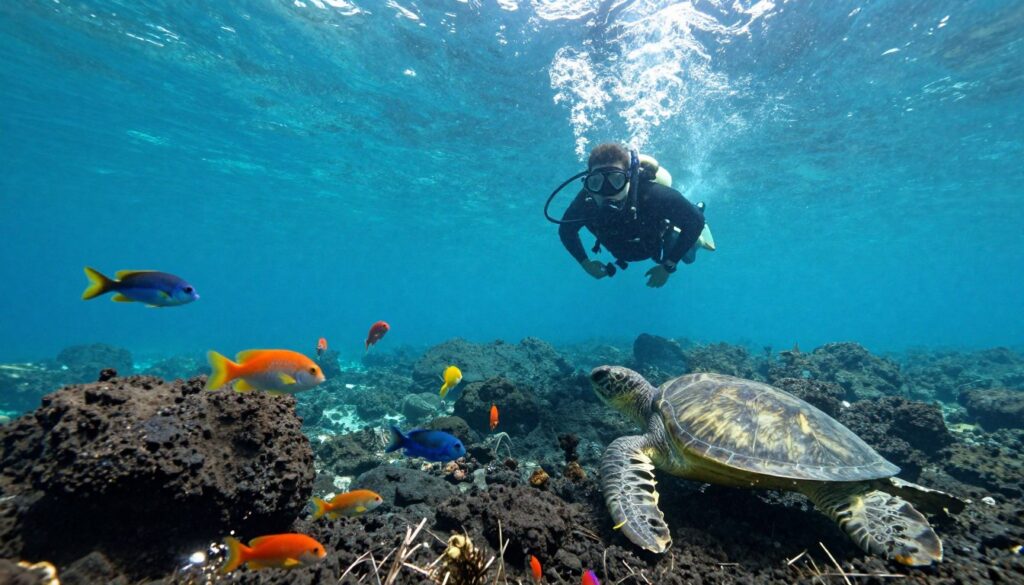 Nurkowanie z rurką w Puerto de Santiago z widokiem na życie morskie