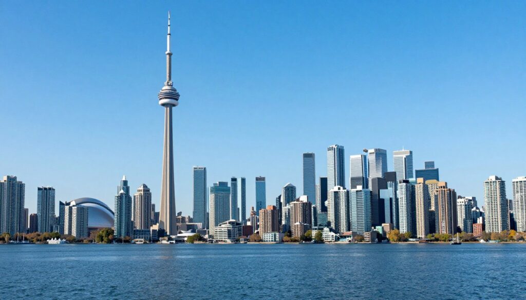 Panorama Toronto z CN Tower