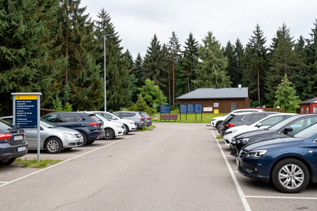 Parking pod Górą Biakło w Olsztynie