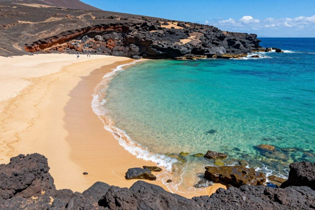 Plaża Papagayo na Lanzarote