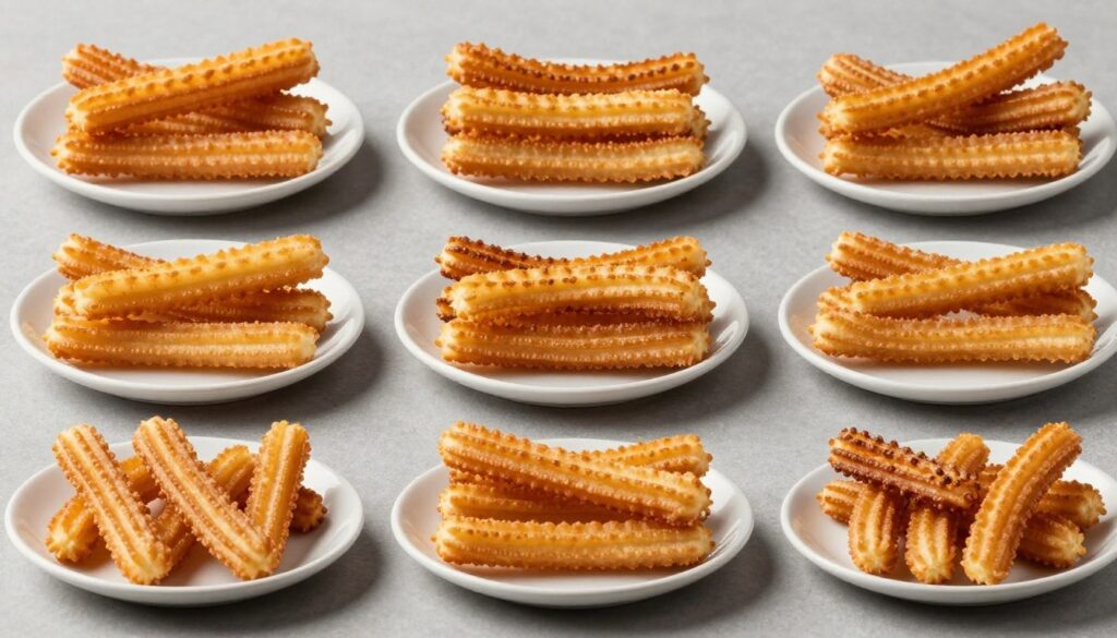 Porównanie churros z różnych madryckich churrerías