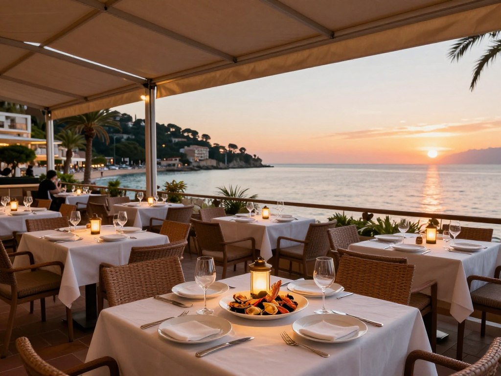 Restauracja z tarasem widokowym w Port de Soller