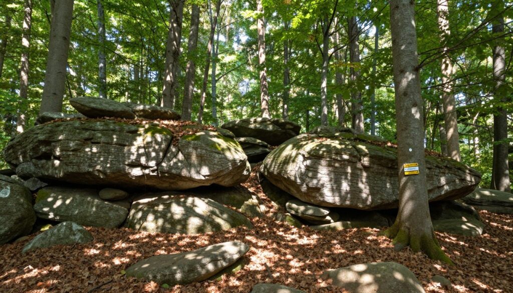 Rezerwat Zielona Góra w Kusiętach szlak turystyczny
