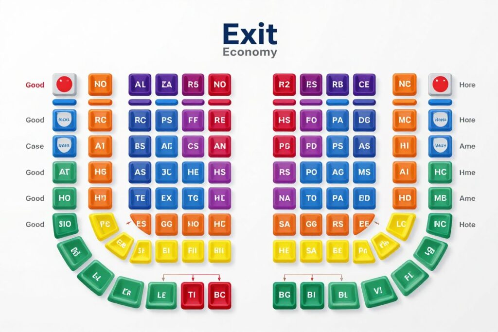 Schemat miejsc w samolocie