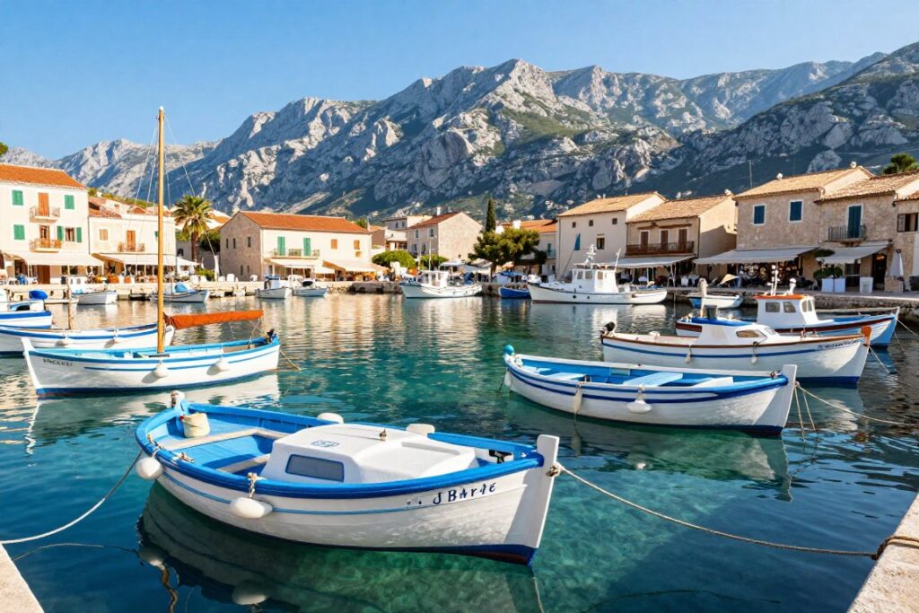 Tradycyjne łodzie rybackie w porcie Port de Soller