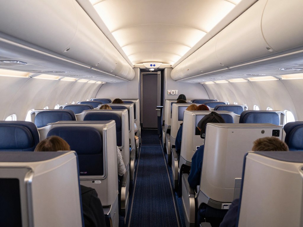 Wnętrze kabiny LOT Boeing 787