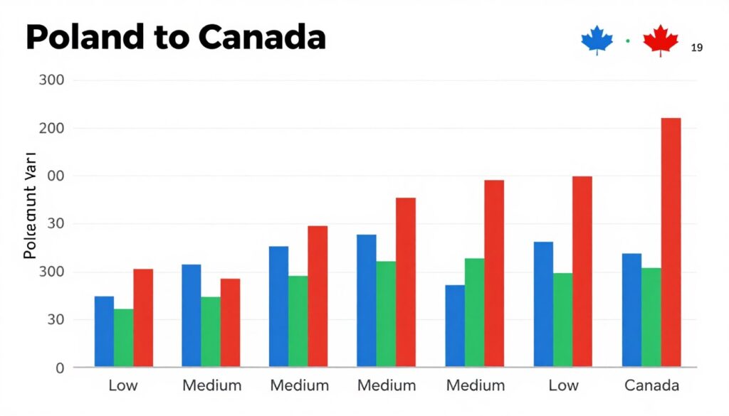 Wykres cen biletów przez rok