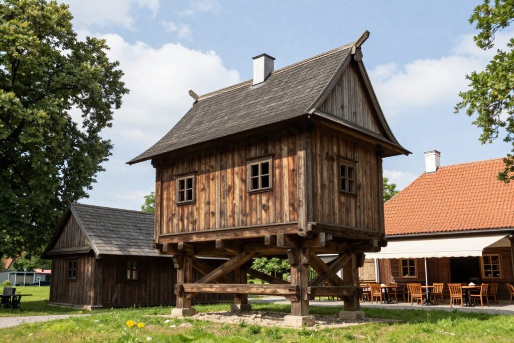 Zabytkowy spichlerz w Olsztynie rekonstrukcja