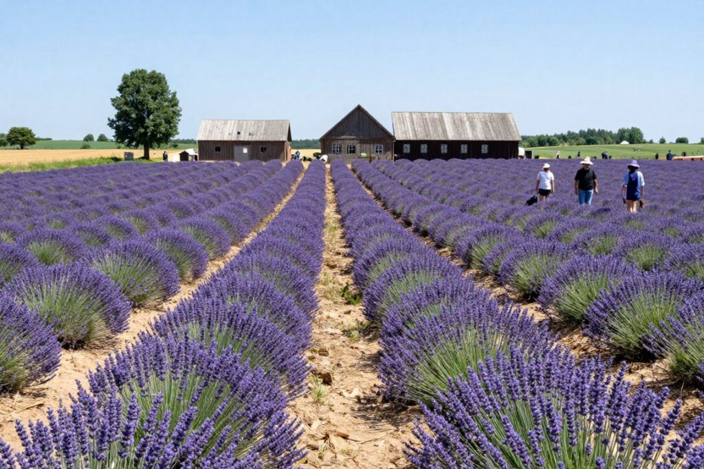 lawendowe zdroje wielkopolska pole lawendy