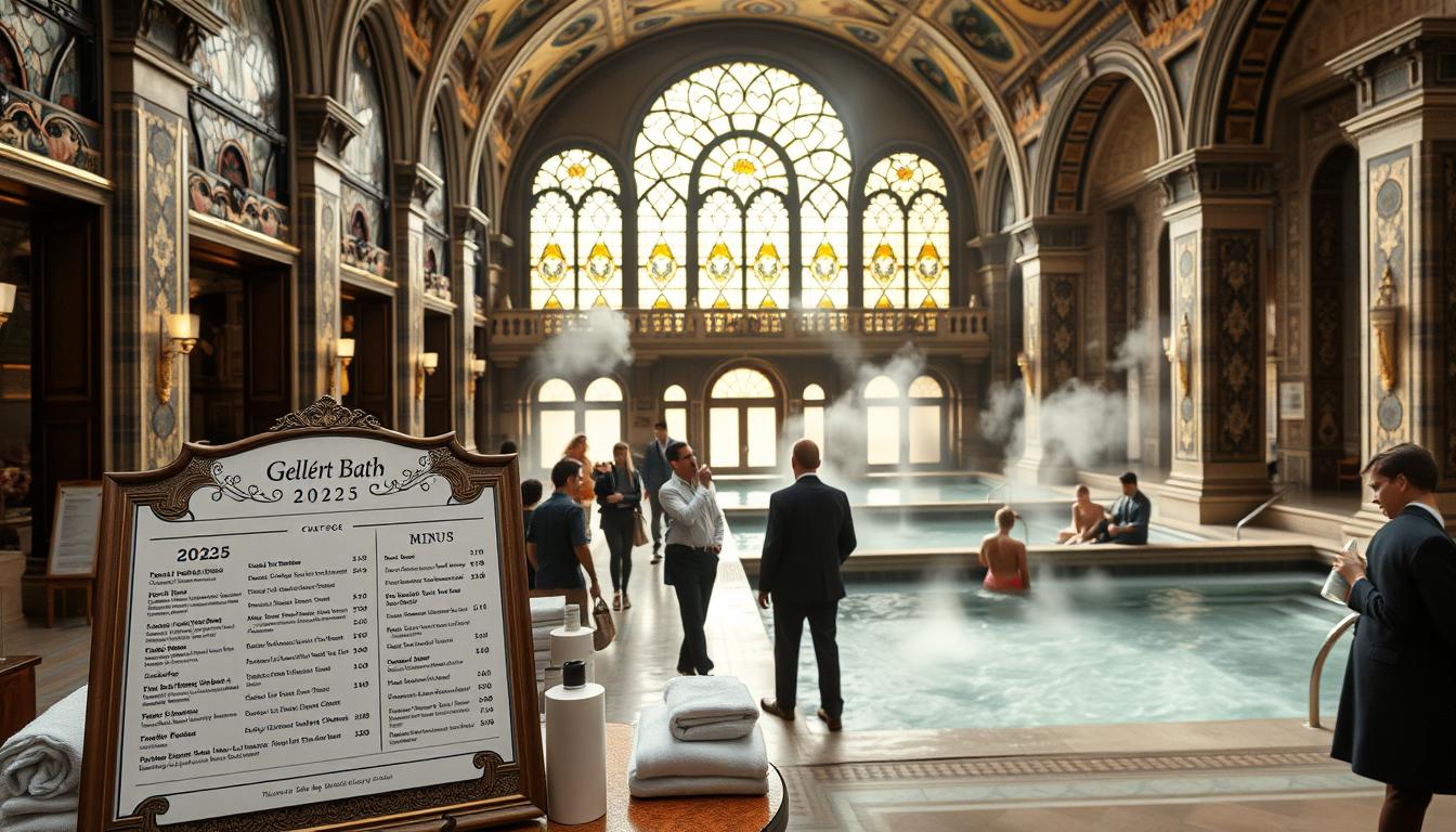 łaźnie gellert cennik