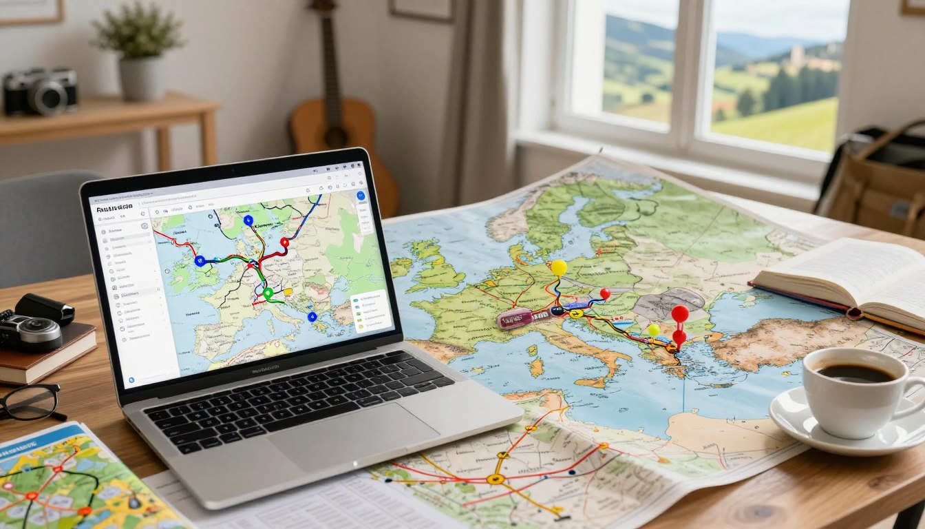 trasa po Europie samochodem